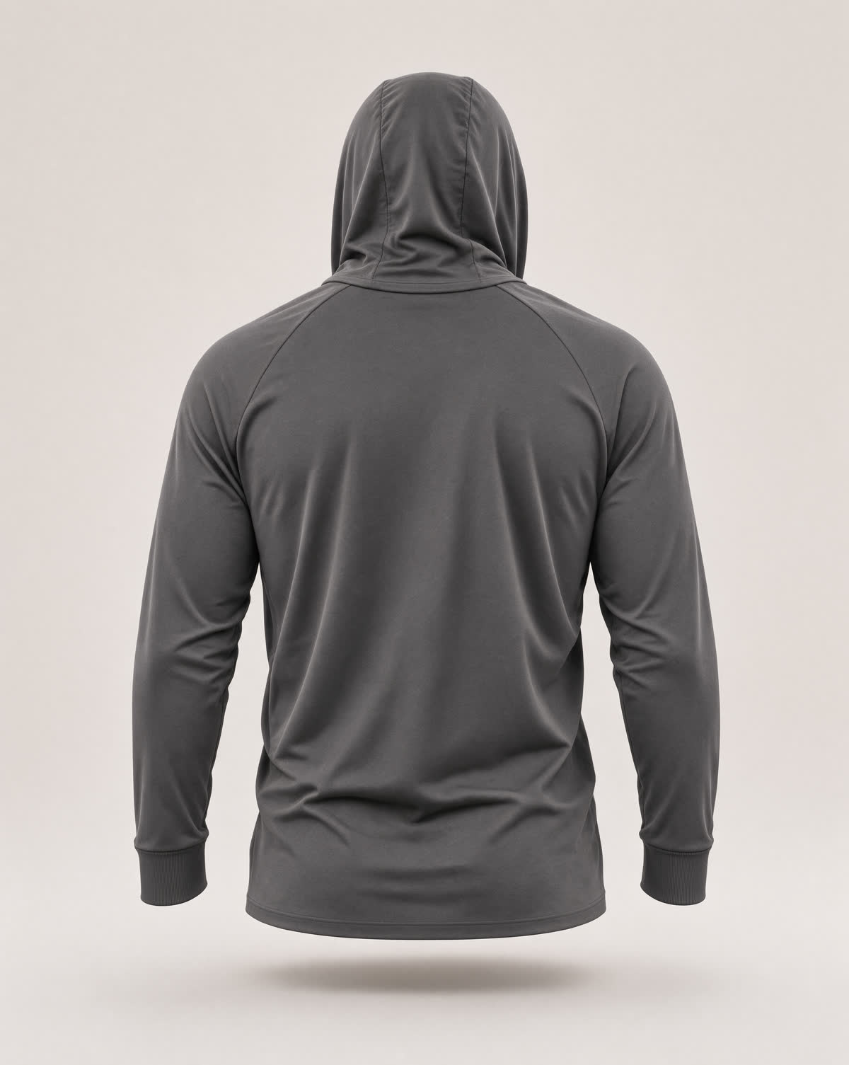 Hoodie UV con tapabocas — Gris